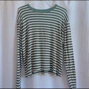 f21 striped longsleeve